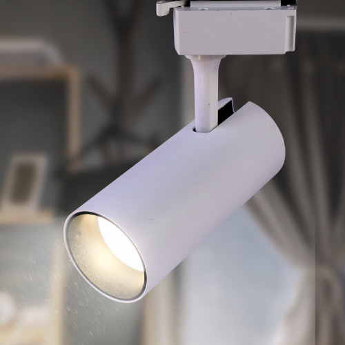 картинка Светильник трековый LED 10Вт COB 700Лм IP20 4000К 54*120*109 белый ЭРА от магазина Электротехника