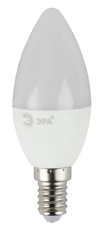 картинка Лампа LED  7 Вт E14 (600lm) 6000К "свеча" ЭРА от магазина Электротехника