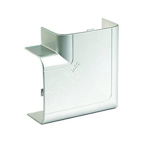 картинка Угол плоский 140х50 мм серый металлик ДКС от магазина Электротехника