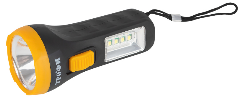 картинка Фонарь ручной 1Вт 1 SMD+4 LED 1хAA ТРОФИ ЭРА от магазина Электротехника