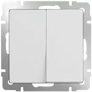 картинка Выключатель 2-кл. 10А СУ проходной механизм белый Werkel от магазина Электротехника
