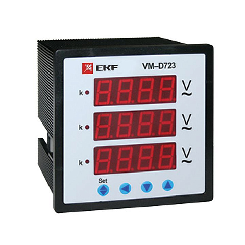 картинка Вольтметр VM-D723 EKF от магазина Электротехника