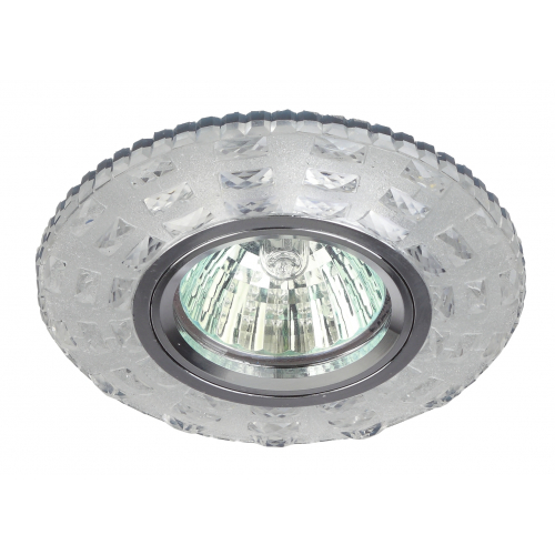 картинка Светильник MR-16 GU5.3  50Вт с подсветкой 12V/220V прозрачный ЭРА от магазина Электротехника