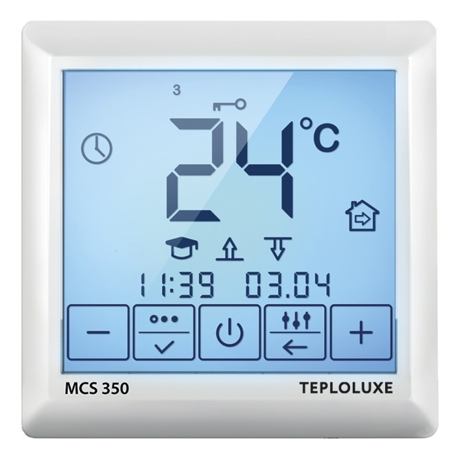 картинка Терморегулятор для теплого пола MCS 350 IP21 белый TUYA от магазина Электротехника