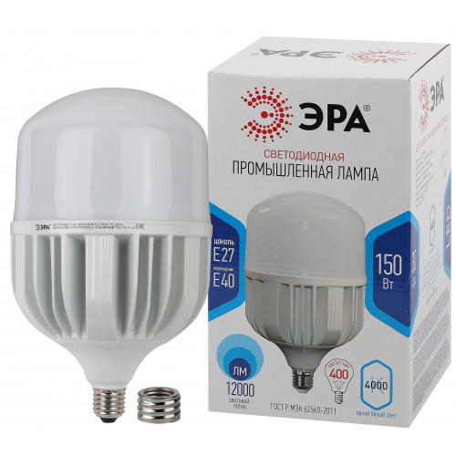 картинка Лампа LED 150Вт E27/40 (12000lm) 4000K POWER ЭРА от магазина Электротехника