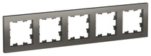 картинка Рамка 5-пост. сталь  ATLAS DESIGN от магазина Электротехника