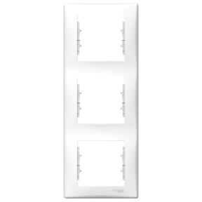 картинка Рамка 3- пост. вертикальная белый Sedna от магазина Электротехника