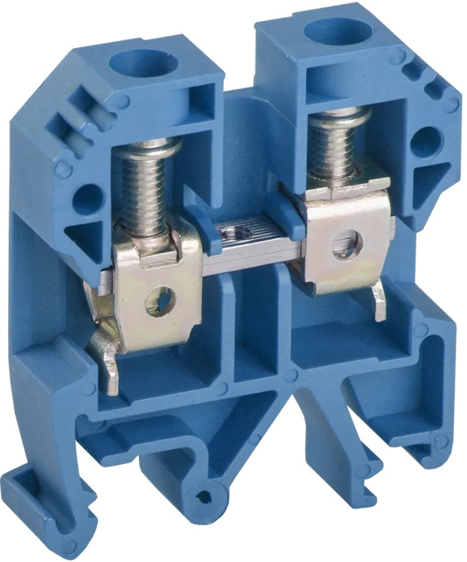 картинка Клемма винтовая КВИ-6мм2 синяя IEK !!! от магазина Электротехника