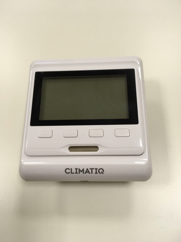 картинка Электронный программируемый терморегулятор CLIMATIQ  PT белый от магазина Электротехника