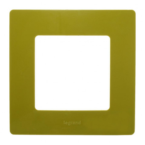 картинка Рамка 1-пост. зеленый папоротник Etika !!! от магазина Электротехника