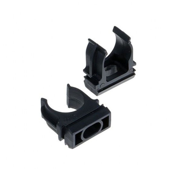 картинка Держатель с защёлкой D20 черный (уп.100шт.) IEK от магазина Электротехника