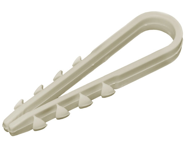 картинка Дюбель-хомут 19-25мм нейлон белый (уп.=100шт)  IEK от магазина Электротехника