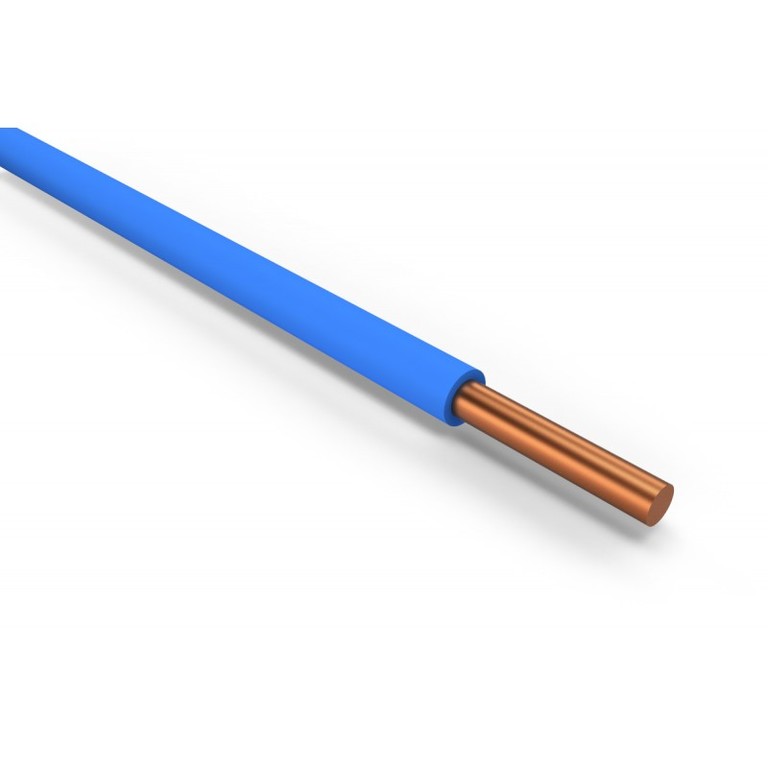 картинка Провод установочный ПуВ(ПВ1) 1,5 мм кв. синий (РЭК/ГОСТ) от магазина Электротехника