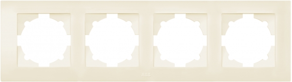 картинка Рамка 4-пост Крем ( кр упак 12шт) Cosmo от магазина Электротехника