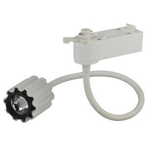 картинка Светильник трековый LED  7Вт COB 490Лм IP20 4000К D55x430 гибкий белый ЭРА от магазина Электротехника