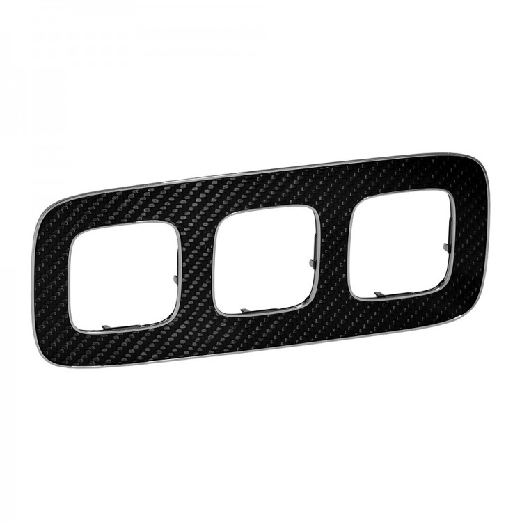 картинка Рамка 3-пост. универсальная Карбон Valena ALLURE от магазина Электротехника