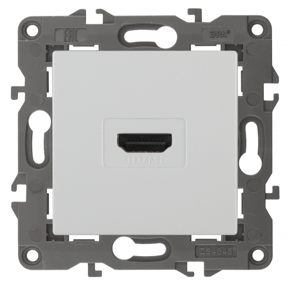 картинка Розетка HDMI белая Elegance Эра от магазина Электротехника