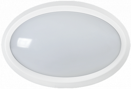 картинка Светильник "овал" LED  8Вт (640Лм) 4000K IP65  белый пластик ДПО 5020 ИЭК от магазина Электротехника
