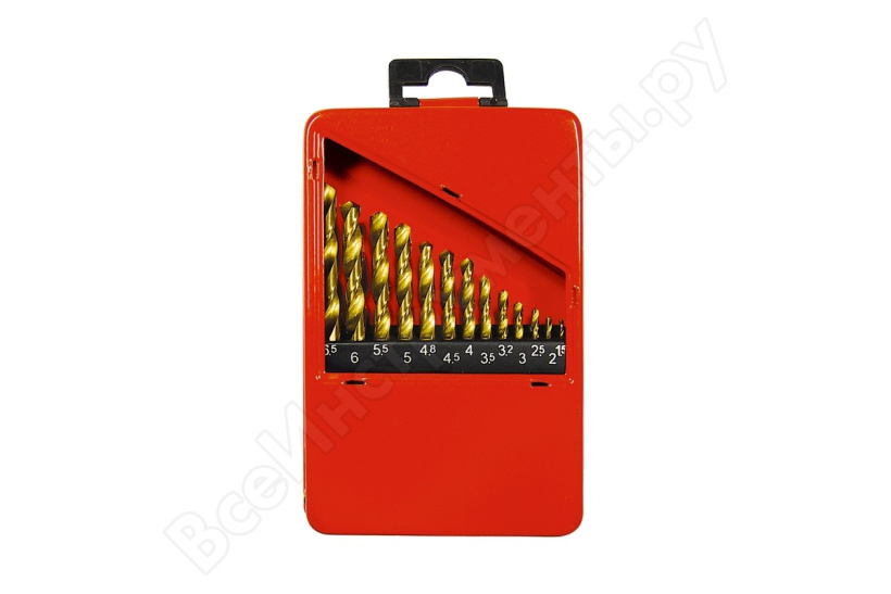 картинка Набор сверл по металлу 2-8мм (через 0,5мм) 13шт. металл MATRIX от магазина Электротехника