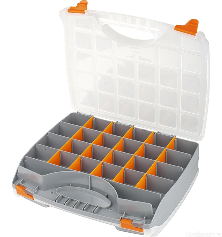 картинка Органайзер двухсторонний 325х280х85мм пластик STELS от магазина Электротехника