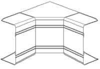 картинка Угол внутренний 120х40 изменяемый (кр.10шт.)ДКС от магазина Электротехника