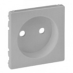 картинка Накладка розетки 1-й 2P Алюминий Valena LIFE от магазина Электротехника