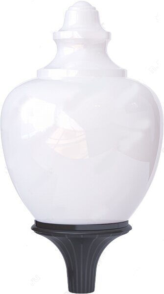 картинка Светильник серии Амфора 48Вт ПММА осн 250мм. коническое опал белый UNI HAUSS от магазина Электротехника