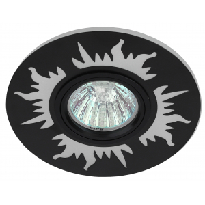 картинка Светильник MR-16 GU5.3 11Вт с подсветкой 220V черный ЭРА !!! от магазина Электротехника