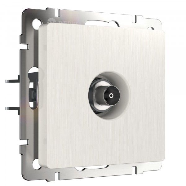 картинка Розетка ТВ оконечная СУ перламутровый рифленый Werkel   от магазина Электротехника