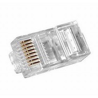 картинка Разъём (джек) RJ-45 UTP для кабеля Кат.5е 8Р8С REXANT от магазина Электротехника