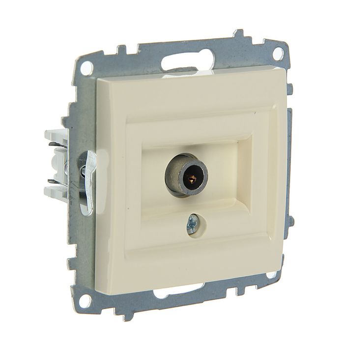 картинка Розетка TV оконечная Крем( кр упак12шт) Cosmo от магазина Электротехника