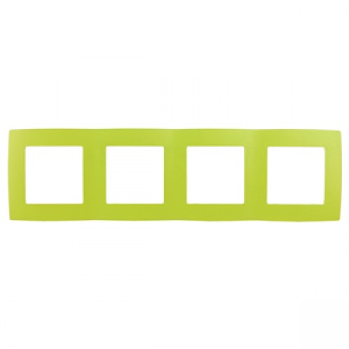 картинка Рамка  4-пост. лайм Valena LIFE от магазина Электротехника