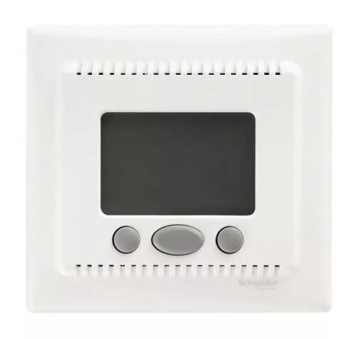 картинка Термостат для теплого пола с функцией "комфорт" (датчик) белый Sedna от магазина Электротехника