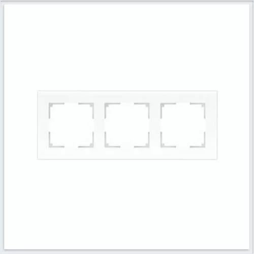 картинка Рамка 3-пост. белая (стекло) Favorit  от магазина Электротехника