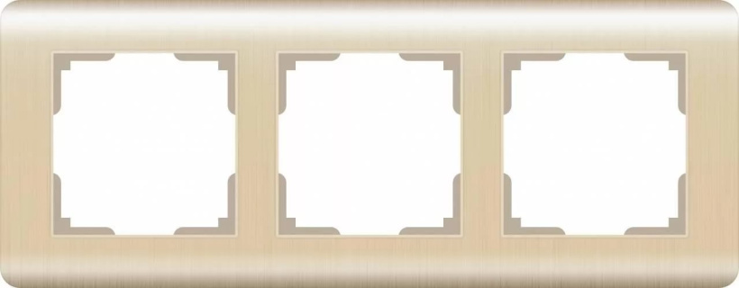 картинка Рамка 3-пост. шампань Stream от магазина Электротехника