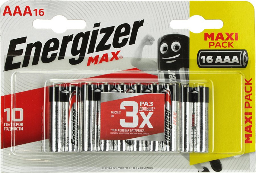 картинка Элемент питания LR03 (ААА) Max Energizer   от магазина Электротехника