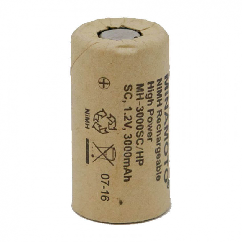 картинка Аккумулятор  1.2В 3000mAh высокотоковый Minamoto Ni-MH от магазина Электротехника