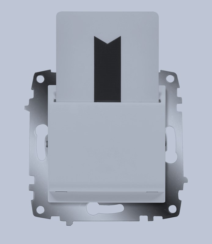 картинка Выключатель карточный RFID  Алюминий Cosmo от магазина Электротехника