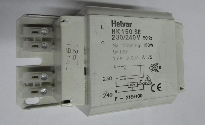 картинка Дроссель (ДНаТ/МГЛ) 150Вт 1,8А встраив. HELVAR от магазина Электротехника