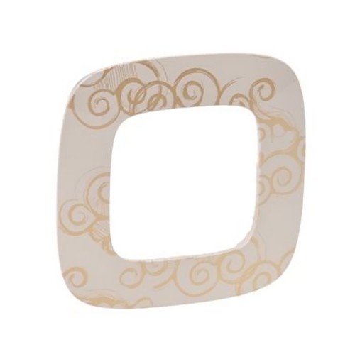 картинка Рамка 1-пост. универсальная Нарцисс золото Valena ALLURE от магазина Электротехника