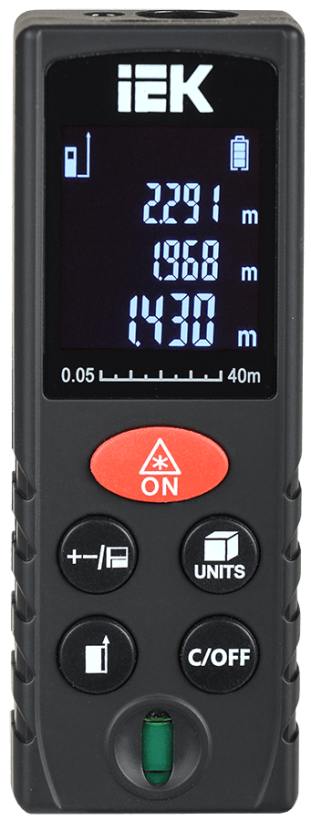 картинка Дальномер лазерный DM40 Professional  IEK от магазина Электротехника