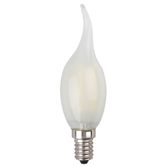 картинка Лампа LED  7Вт E14 (655lm) 4000К филамент матов. "свеча на ветру" ЭРА от магазина Электротехника