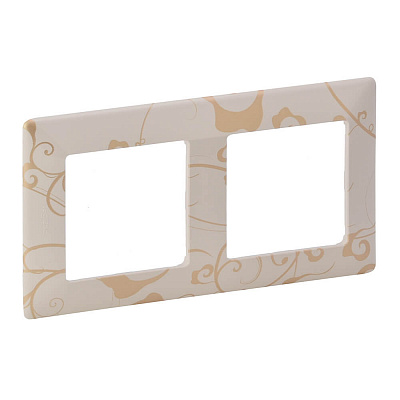 картинка Рамка  2-пост. ампир бежевый Valena LIFE от магазина Электротехника