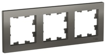 картинка Рамка 3-пост. сталь  ATLAS DESIGN от магазина Электротехника