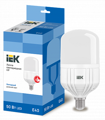 картинка Лампа LED  50Вт E40 (4500lm) 6500K IEK от магазина Электротехника
