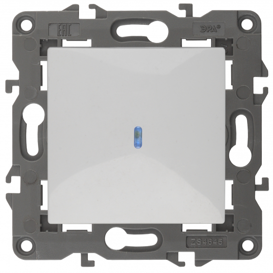 картинка Выключатель 1-кл. с подсветкой авт. клем белый Elegance ЭРА !!! от магазина Электротехника