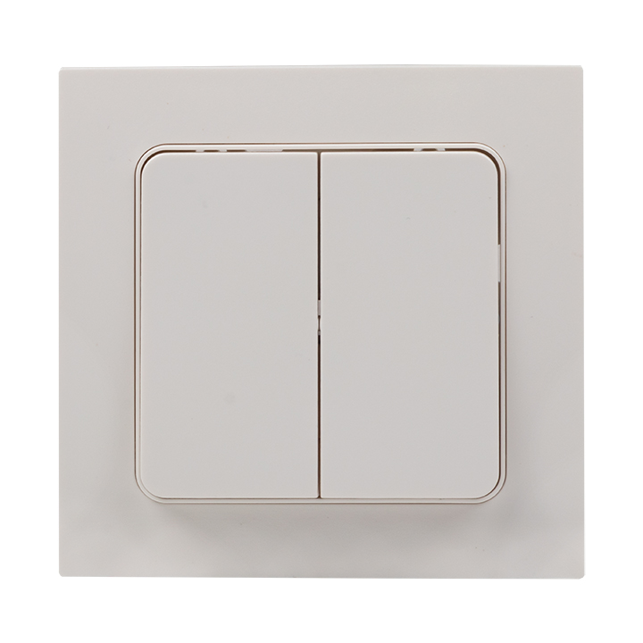 картинка Выключатель 2-кл. 10А СУ в сборе белый Стокгольм от магазина Электротехника