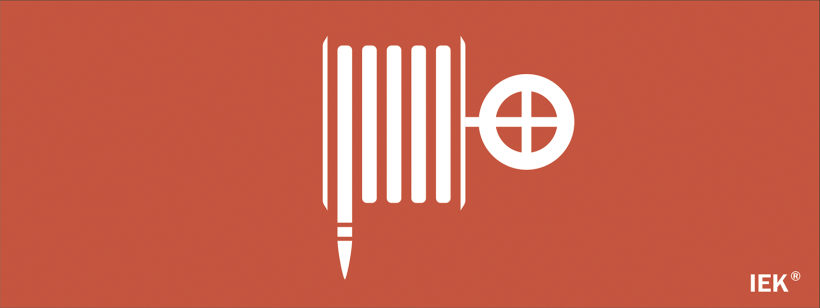 картинка Самоклеящаяся этикетка 240x90мм "Пожарный гидрант" IEK !!! от магазина Электротехника