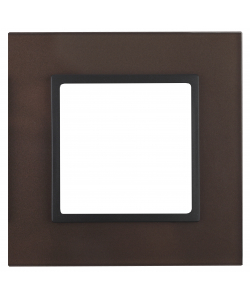 картинка Рамка 1-я стекло бронза+антрацит Elegance ЭРА !!! от магазина Электротехника