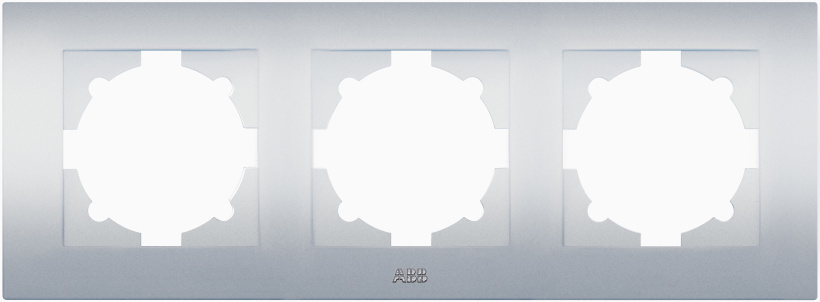 картинка Рамка 3-пост Алюминий(кр упак 12шт)Cosmo от магазина Электротехника